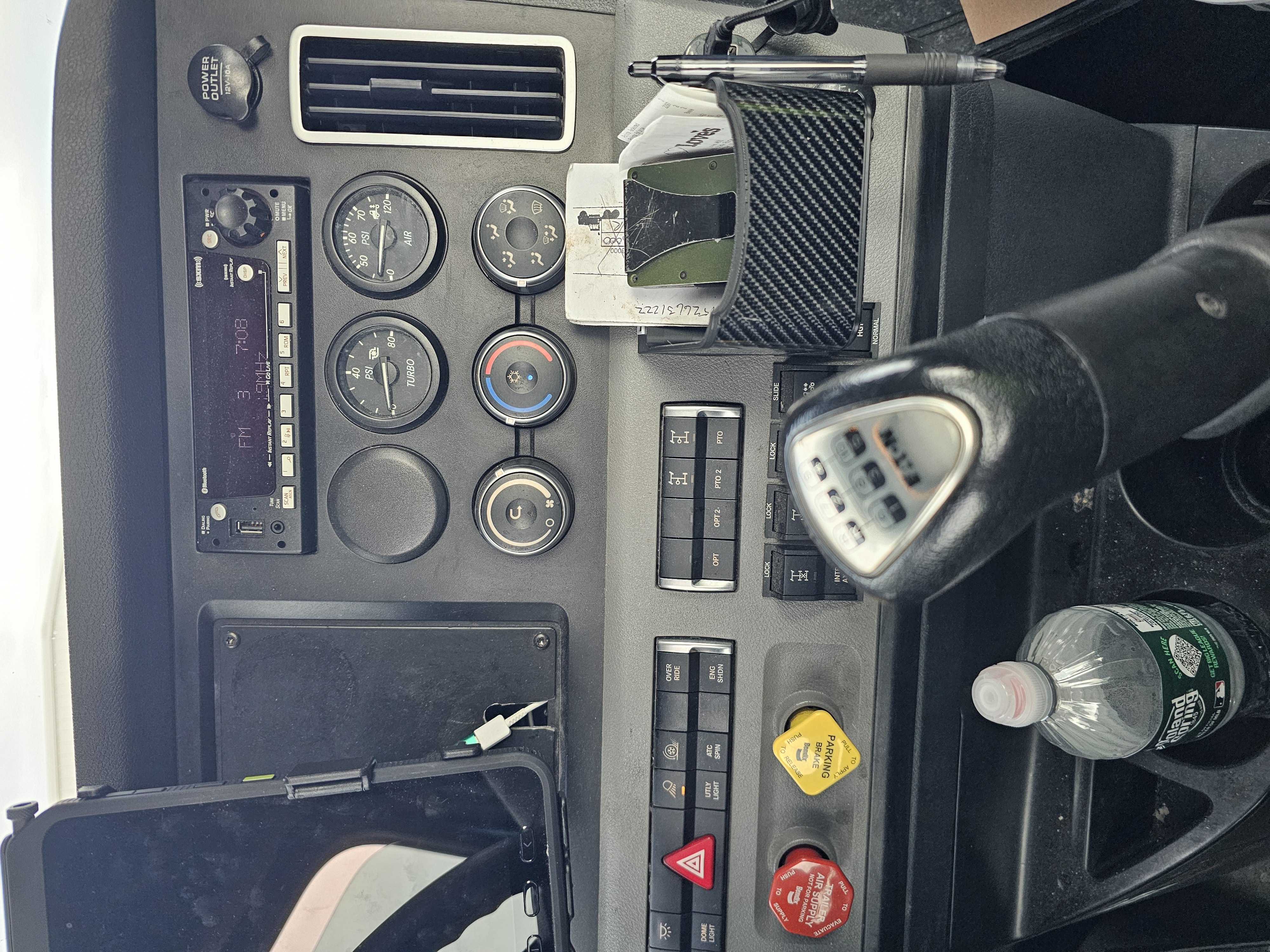 Customer photo of a Dash-Dock tray in a Cascadia dash